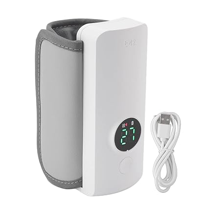 Milk Bottle Thermal Bag ABS PU 6000mah 7.4V 2A 18W Insulated USB Charging Portable Baby Nursing Tool for Breastmilk Real Time Monitoring Milk Bottle Thermal Bag