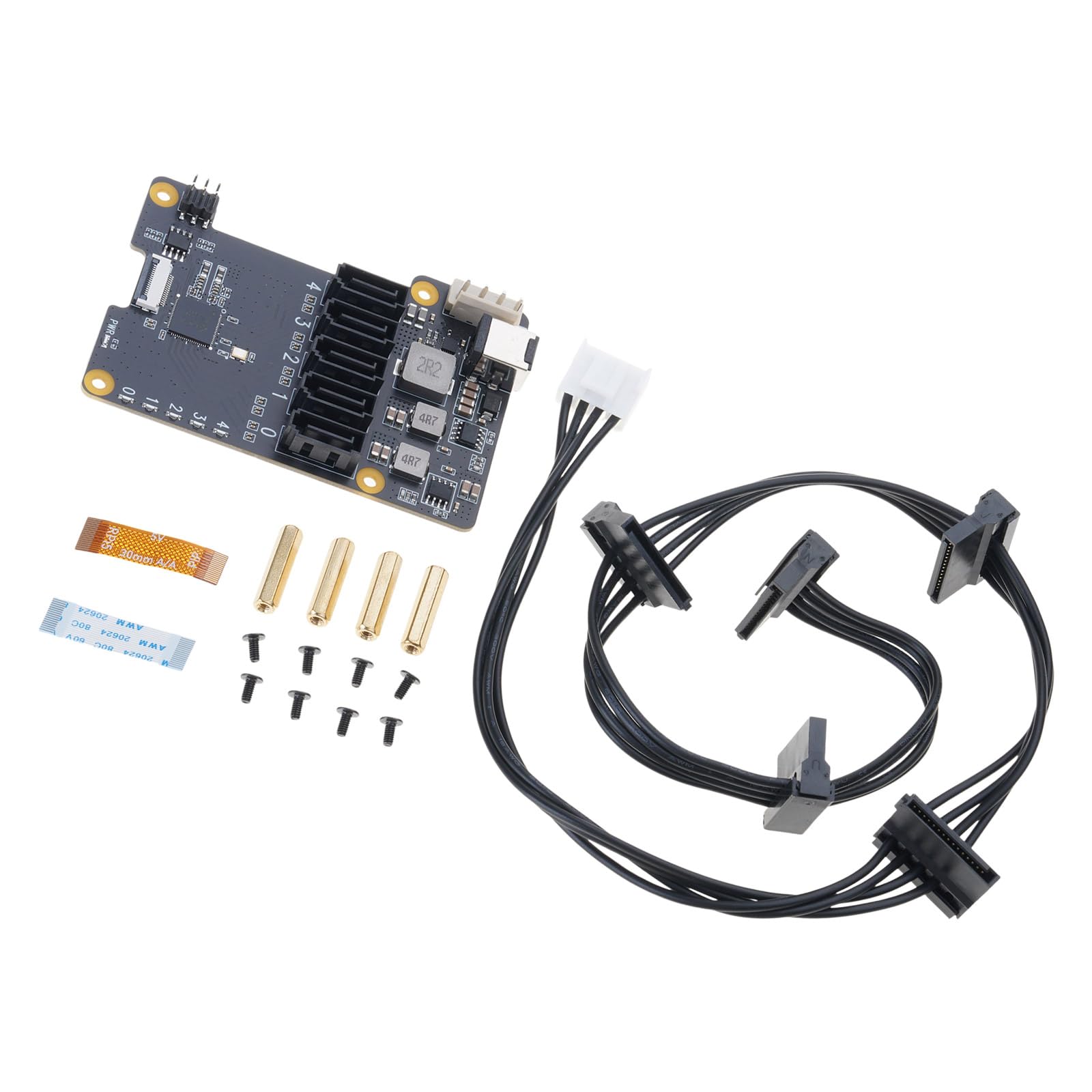 Aggiornamenti della Scheda espansione PCIe X1009 per 5 5B con conversione ' efficienza energetica della Scheda espansione a Dischi Multipli SATA3.0 da 5 Gbps