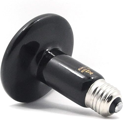 Miniatura 2 de iRuiZhe Lámpara de calor de cerámica para mascotas de 150 W y 110 V, paquete de 2 unidades, bombilla infrarroja para mascotas, sin daño, sin luz,