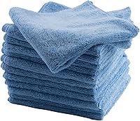 Vista 7 de Matthew - Paquete de 12 paños de limpieza de microfibra (12 x 12 pulgadas), trapos de limpieza de absorción de agua, reutilizables y lavables