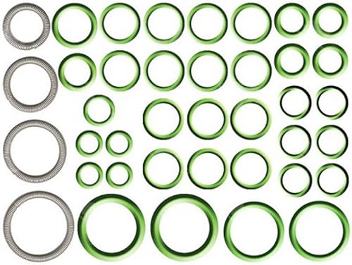 Miniatura 3 de Para Mazda 626 1998 99 00 01 2002 Kit de sello del sistema de AC  Juntas tóricas de goma verde  Junta tórica de resorte de metal  Estilo de kit de