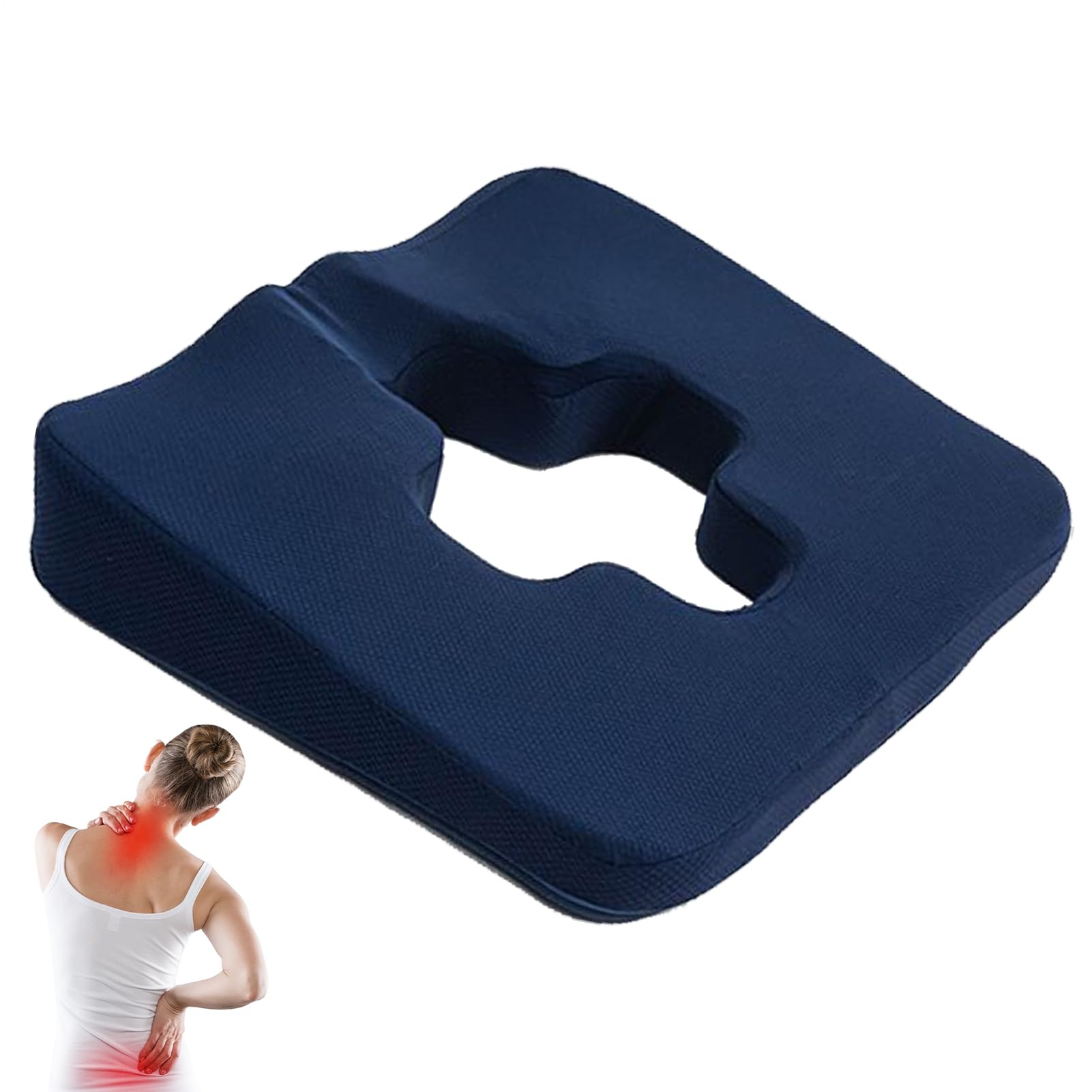 Coussin correcteur de posture pour assise de bureau et siège de voiture