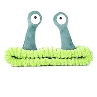 Vista 9 de Diadema de lavado facial, bandas para el cabello de spa de palma y caracol, diademas de maquillaje para mujeres, diadema elástica de forro polar