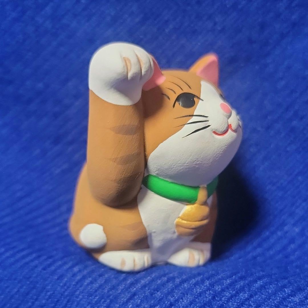 Amazon.co.jp: 伊勢神宮 おかげ横丁 おみくじ付き招き猫 吉兆 招福亭