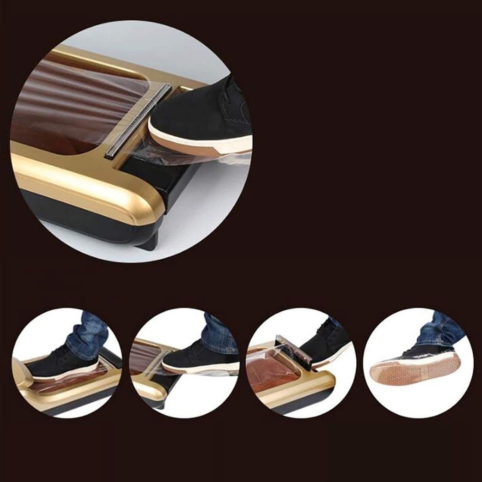 Schuh-Schutz Überziehschuhe Automatischer Schuhüberzüge Spender Mit 600 Stück Wasserdichten Schuhüberzügen Shoe Cover Machine Einweg-überschuhe Shoe Wrap (Color : Style 1)