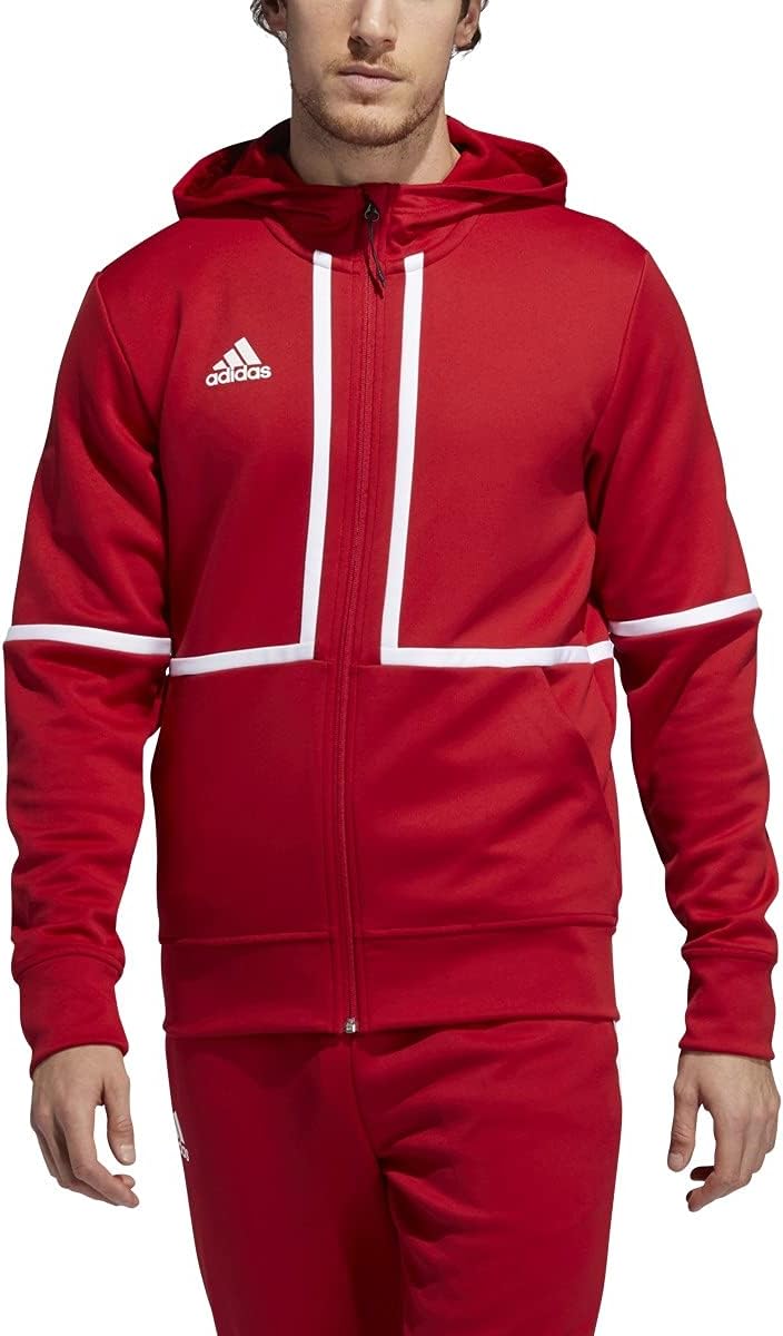 adidas Under The Lights Full Zip Jacket - Men's Casual S Team Power Red/White
