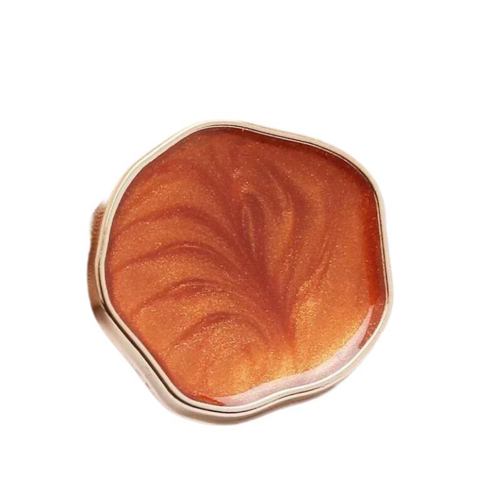 Exquisite Gold Flower Resin Shank Buttons for Needlework Clothing Women Coat Suit Cardigan Sewing Button, 30mm 10pcs