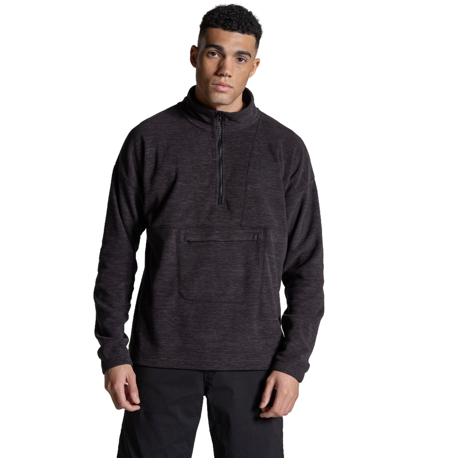 Craghoppers Men's Black Esk Ii Half Zip Midlayer Medium