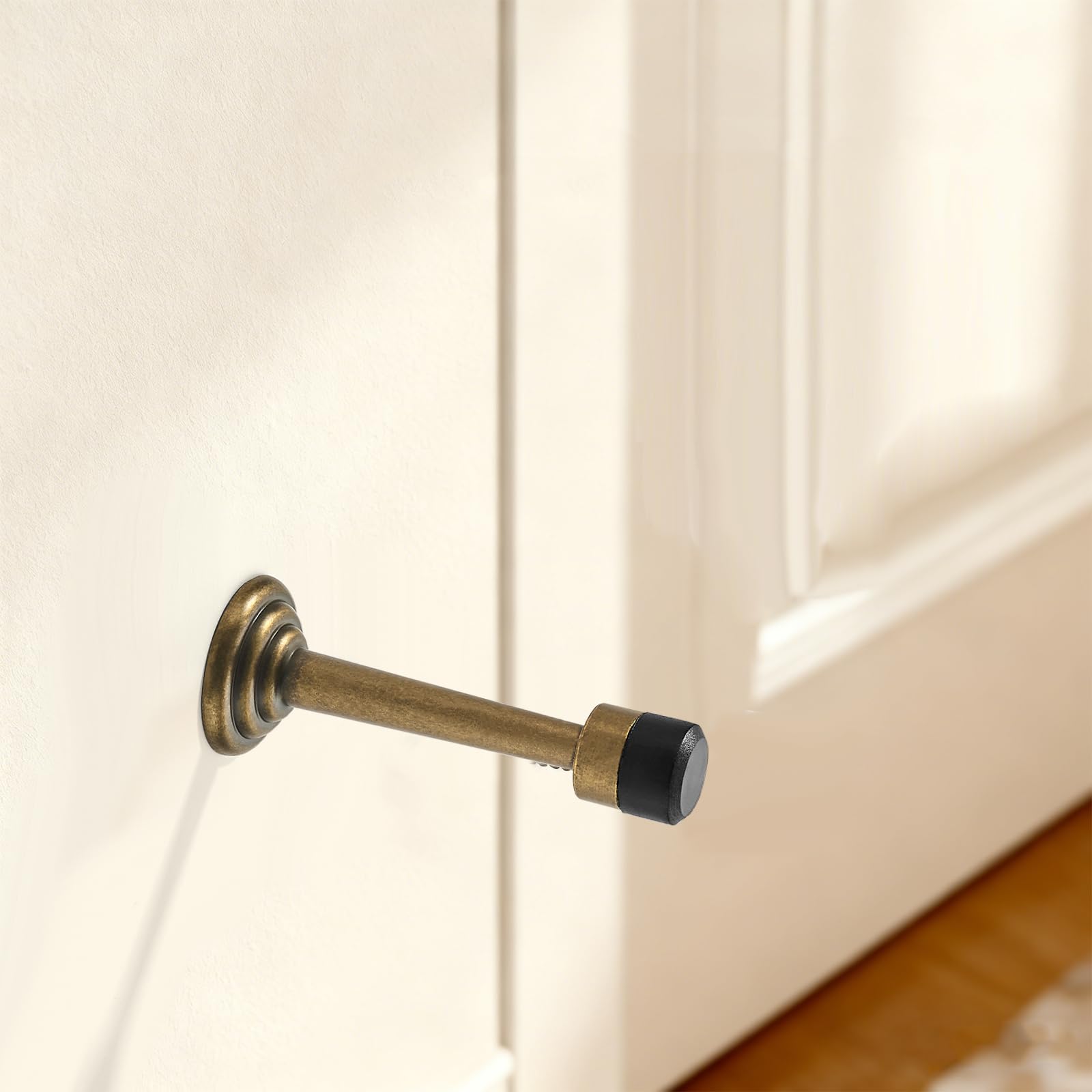 KHTUMEWARE-DS340 Antique Brass Door Stops 2-Pack in Antique Brass — KHTUMEWARE