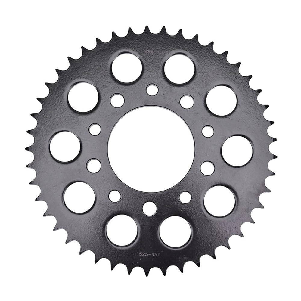 Pignon arrière de démarreur de moto 45T améliore le lancement moteur