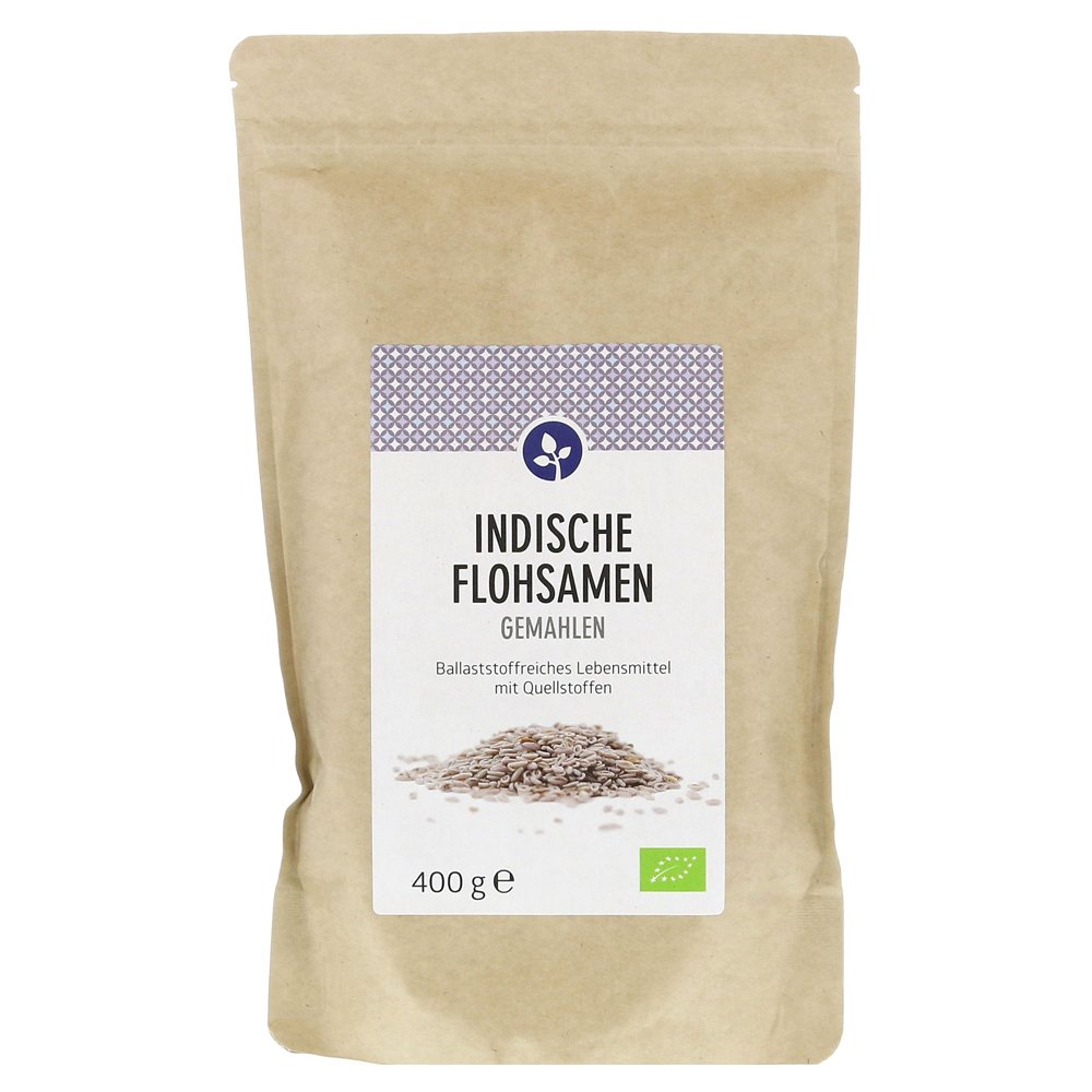 Indische Flohsamen – gemahlen, Bio, 400 g