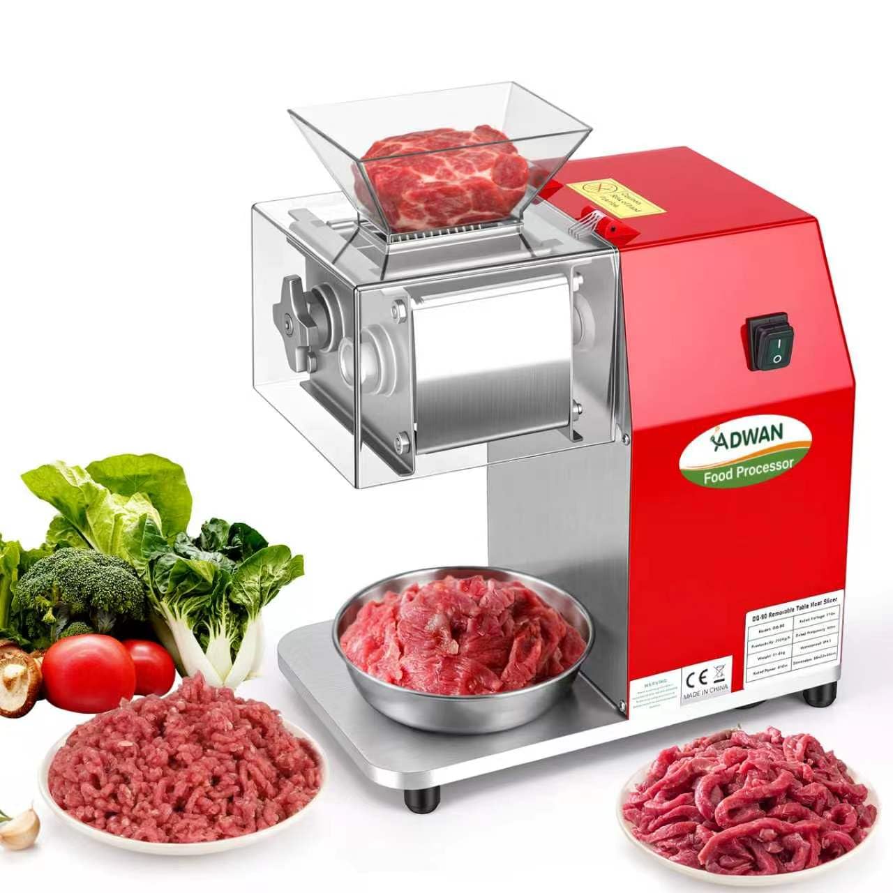 Photo 1 of ADWAN Meat Cutter Machine, 551 Lbs/H, 850W