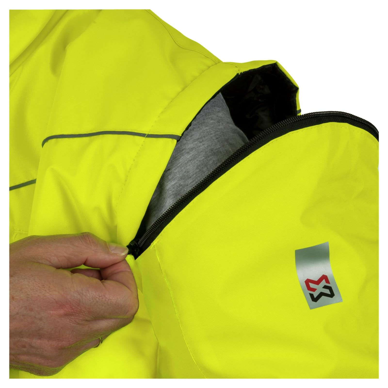 WÜRTH MODYF Chaqueta térmica de alta visibilidad 2 en 1 amarilla para hombre