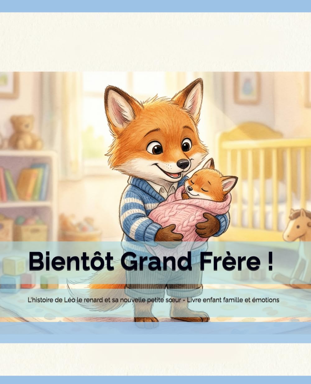 Bientôt Grand Frère !: L'histoire de Léo le renard et sa nouvelle petite sœur - Livre enfant famille et émotions