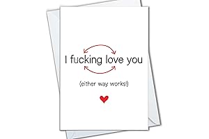 Naughty Anniversary Card for Him or Her: Sexy Birthday Card for Boyfriend Girlfriend