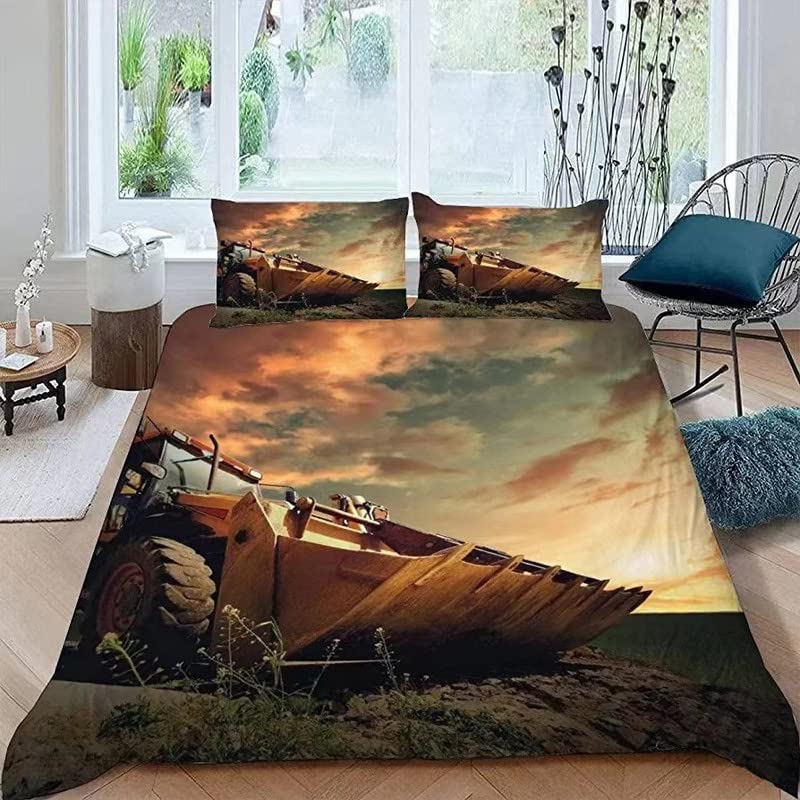 Housse de couette 220x240 microfibres douce contre la chaleur beige car