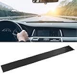 Windshield Sun Visor Strip, Automotive Front Windshield Tint Strip Car Window Tint Film Block Windshield Sun Visor Strip with Scraper, 20 x 150cm