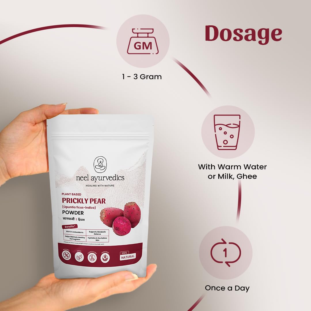 Polvere di Fico d'India | Polvere di Opuntia basilaris - 300 GM