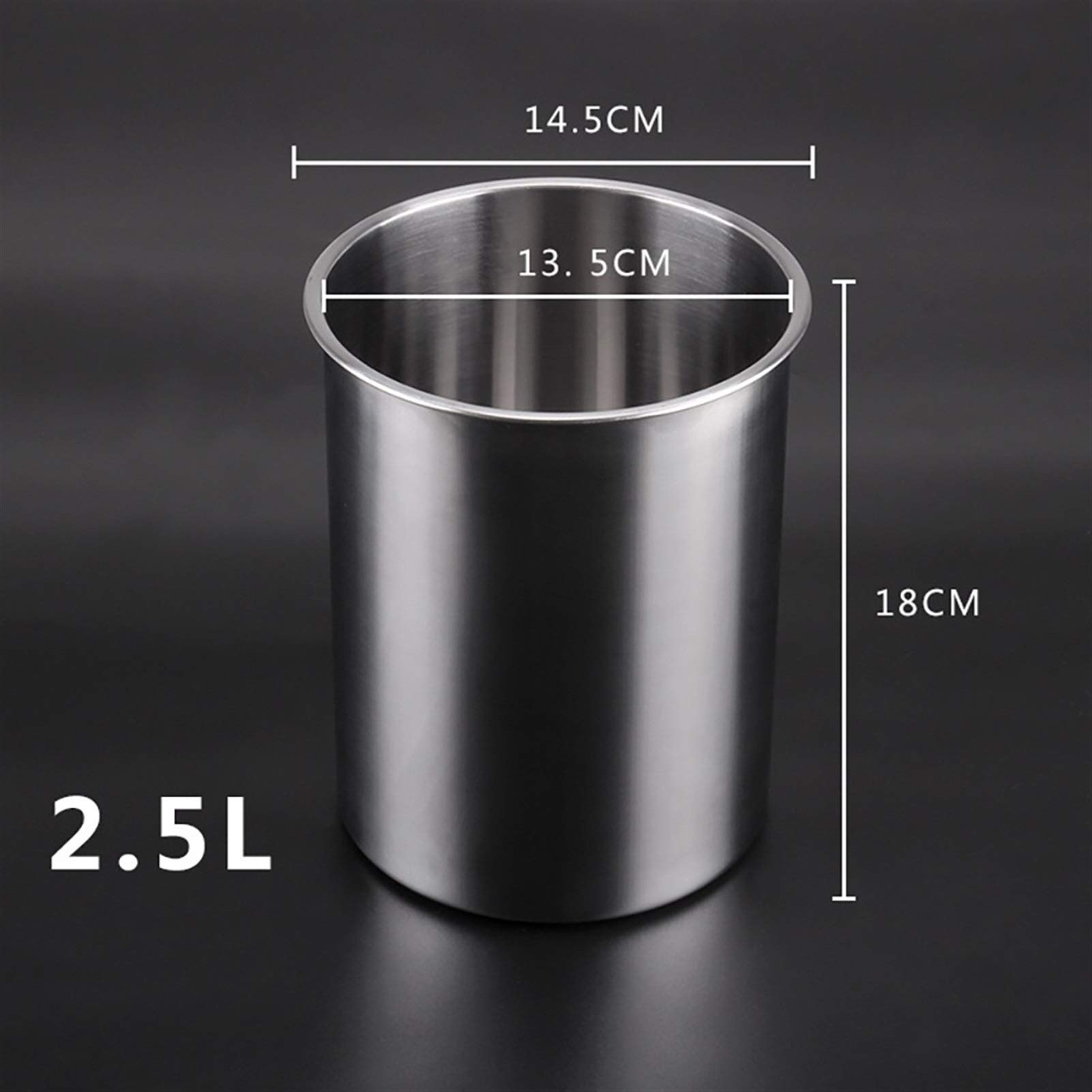 Cubeta​para Hielo, Enfriador de Botellas de Vino, Suministros de Bar, Cubo de Hielo de Acero Inoxidable Duradero, Cubo de Cocina de Cueva de Hombre de Doble Pared, Cubo práctico