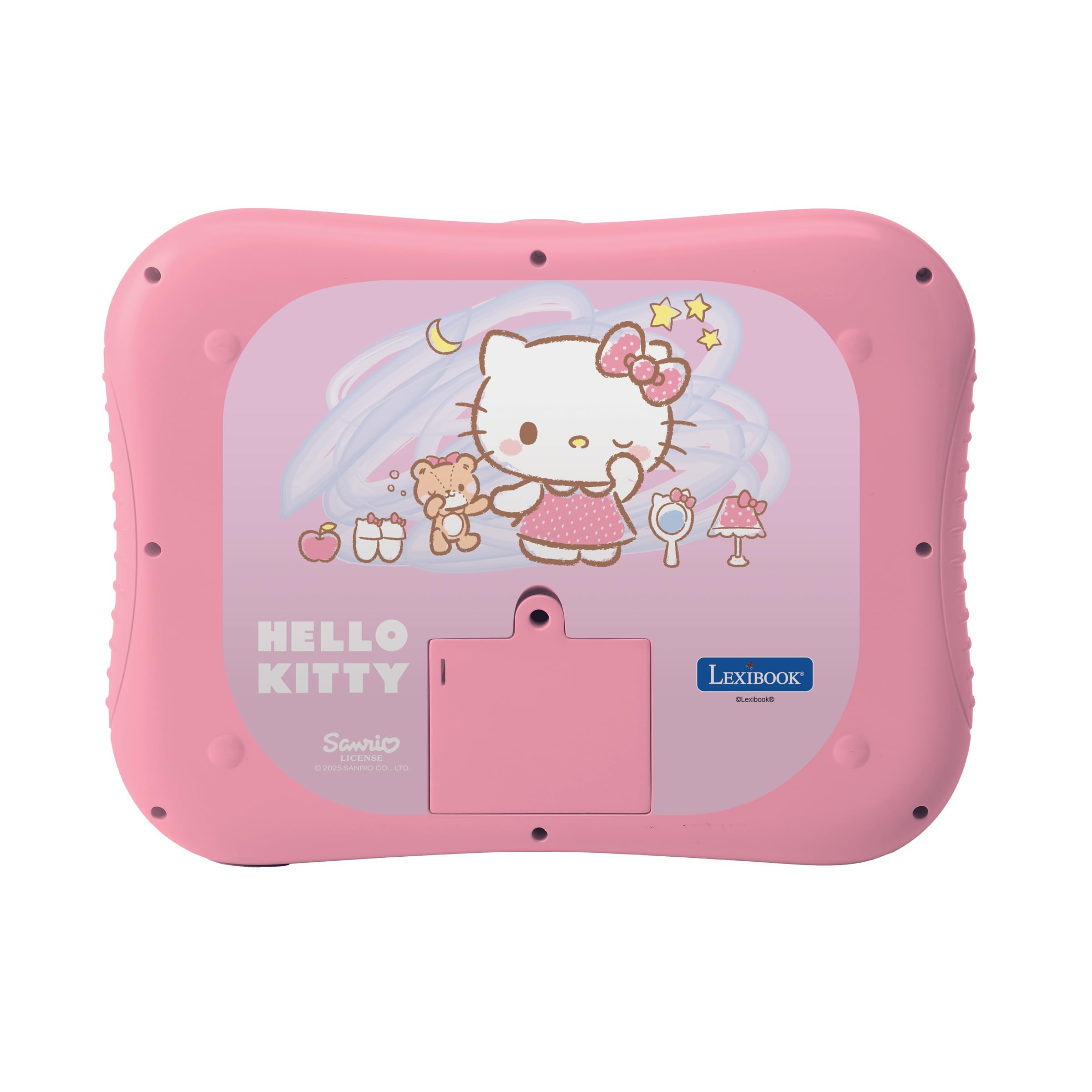 Lexibook, Hello Kitty, Tablette éducative parlante bilingue ABC Hello Kitty avec Touches tactiles et écran LED, Anglais/Français, JCPAD007HKi1LXB, Rose