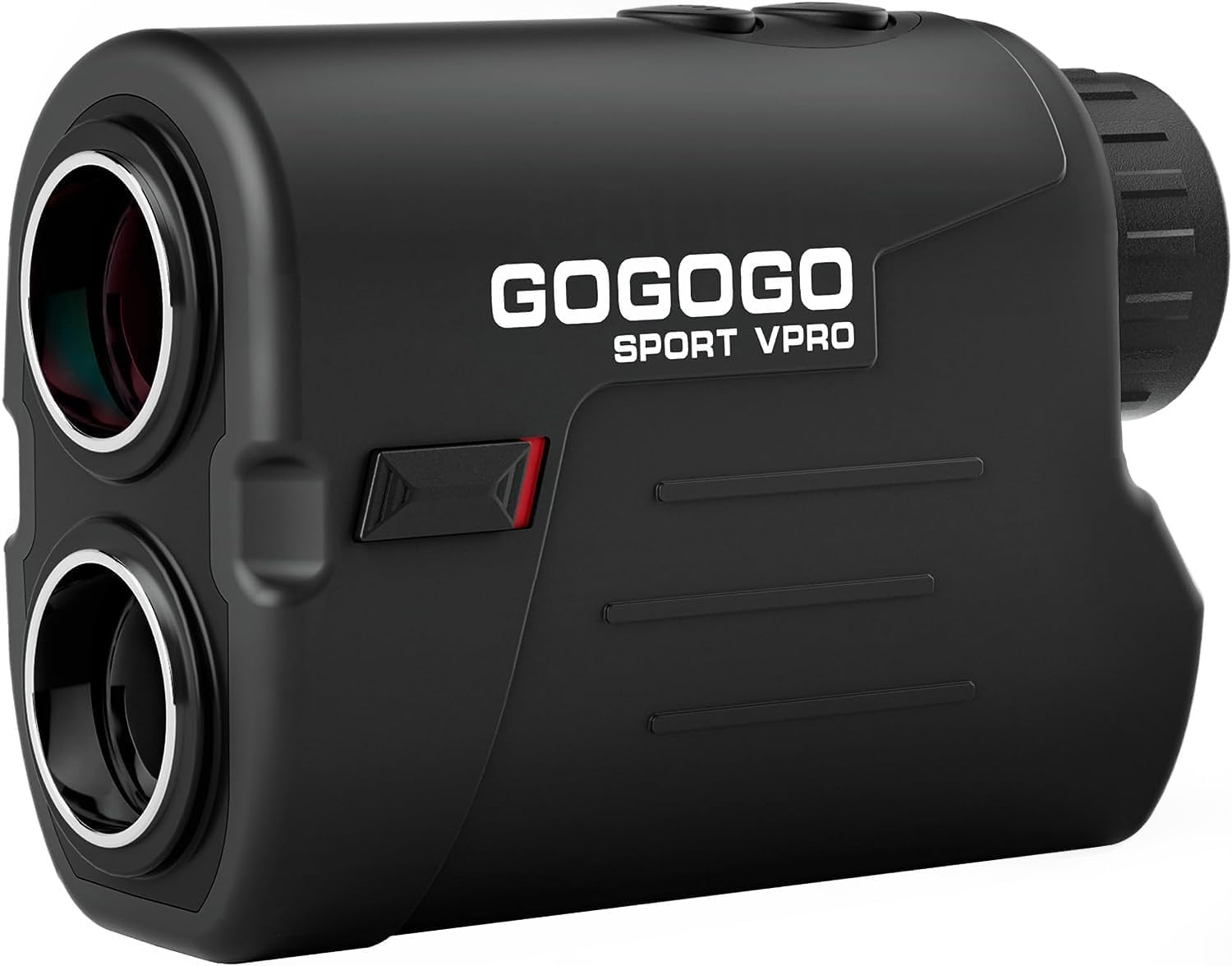 Gogogo Sport Vpro Telemetro Golf 1097 M(1200 Iarde) con Pendenza OFF/ON, Magnetica Telemetri con Ingrandimento 6X,Blocco della Bandiera e Vibrazione,Scansione,Velocità, Batteria Gratuita,Precisione ±1