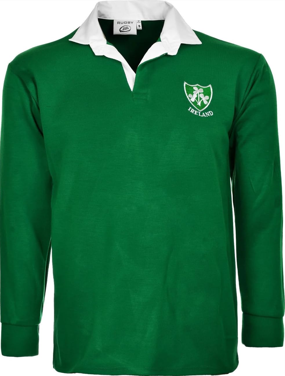 Activewear Men Irish Rugby Ireland Full Sleeve Supporter Shirts Green (Size S to 5XL) (4XL)