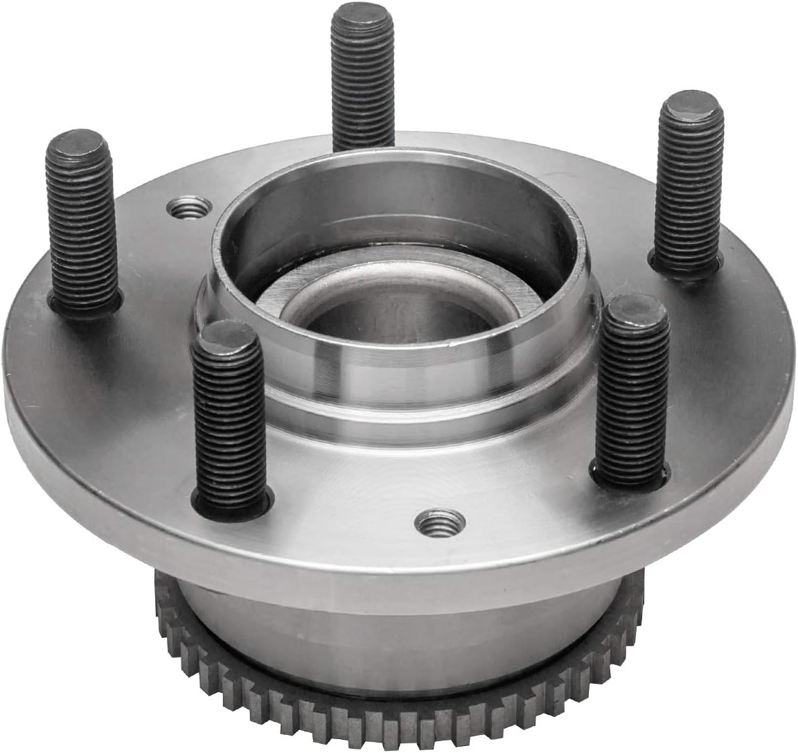 TUCAREST 512271 x2 (for FWD) Rear Wheel Bearing and Hub Assembly Compatible with 2006-2012 Fo-rd Fusion, 2007-12 Li-ncoln MKZ, 2006 Zephyr, 2003-08 Ma-zda 6, 06-2011 Me-rcury Milan [5 Stud Hub W/ABS]
