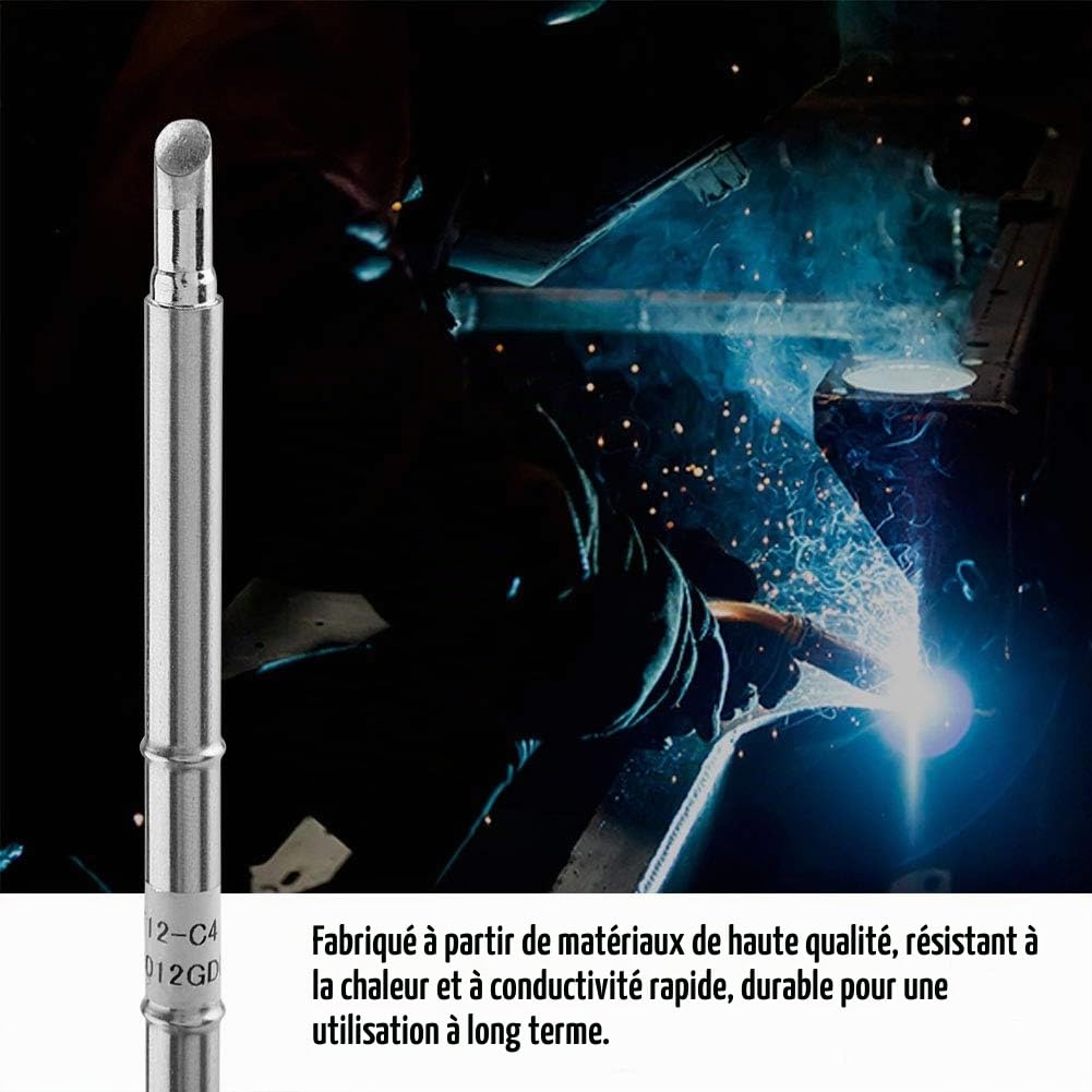 Lot de 10 pointes de fer à souder série T12 pour station de retravail FX-951