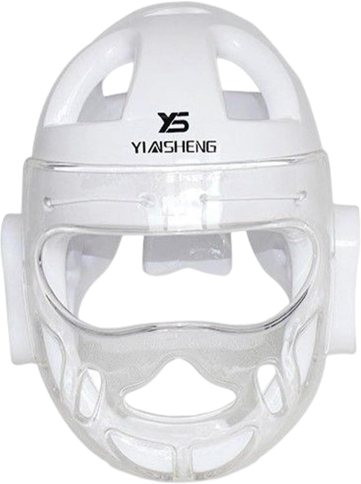Protection de tête pour arts martiaux, taekwondo, avec visière transparente, résistante aux chocs, design léger, pour entraînement de karaté, kickboxing, sparring