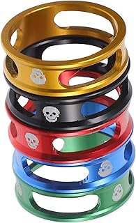 BESPORTBLE 5 Peças Espaçadores De Haste De Guiador Arruela De Garfo Se Peças De Bicicleta Espaçadores De Bicicleta De Estrada Espaçadores De Haste De Bicicleta Suprimentos Substituições