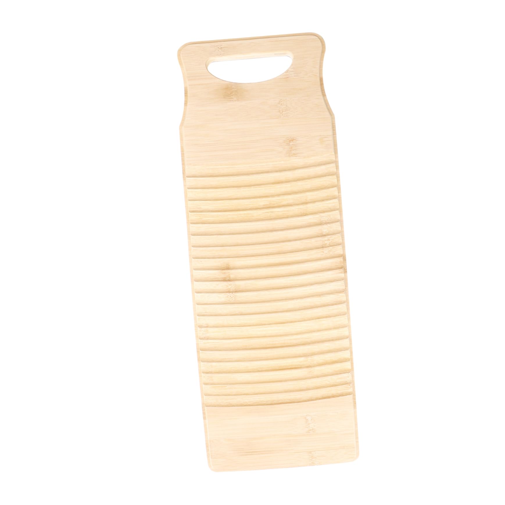 minkissy - Laundry Washboard Sturdy Scrubbing Board for Home Use Thickened Design for Washing Garments Natural Material Cleaning Tool