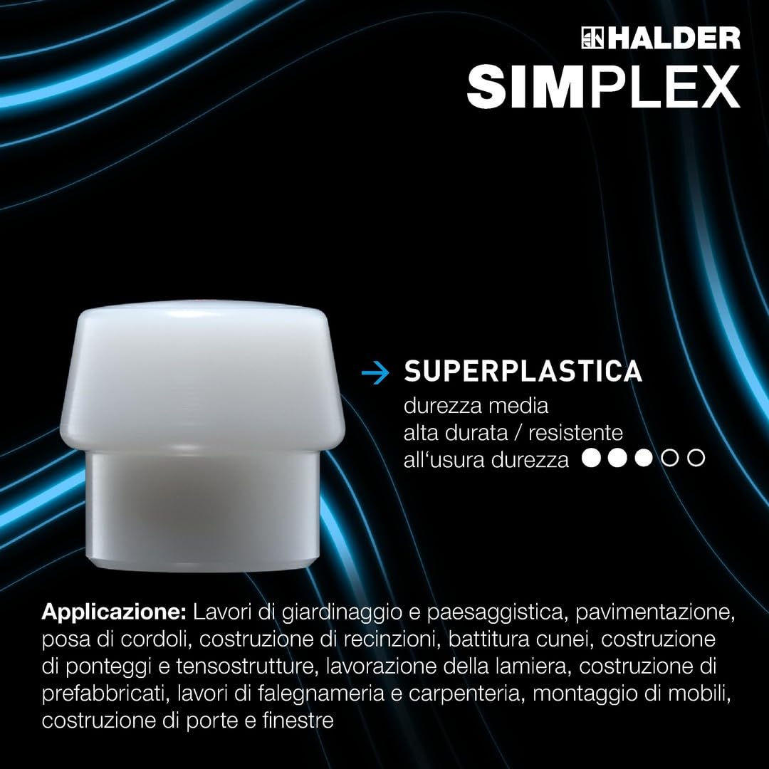 HALDER-3207.080-Simplex recamb.blanco 80