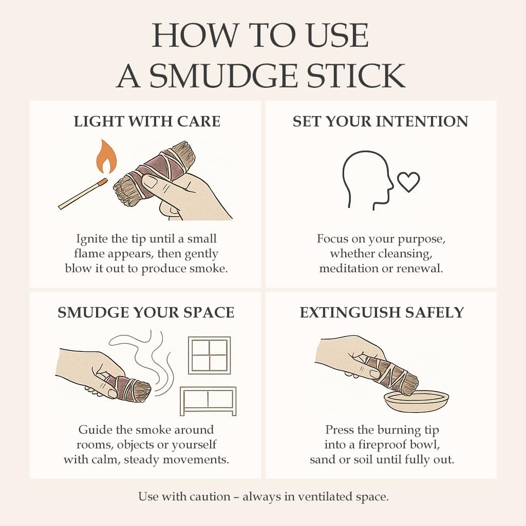 Sage Smudge Sticks (White Sage, Orange, Green Sinuata and Eucalyptus)
