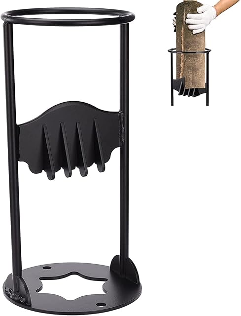 HBSGS Cracker Firewood Kindling Splitter Wood Splitter Firewood Log, More Labor-Saving Manual Wood Chopper, Suitable for Kiln Dried Firewood and Hardwoods Such As Oak, Maple, and Birch (A-21*19*31CM)