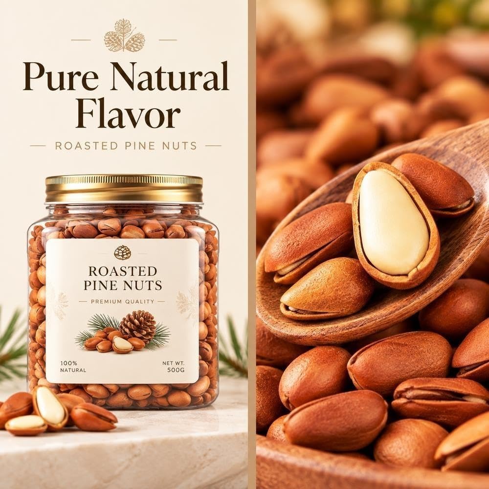 Grands pignons de pin pot en verre de 500 g