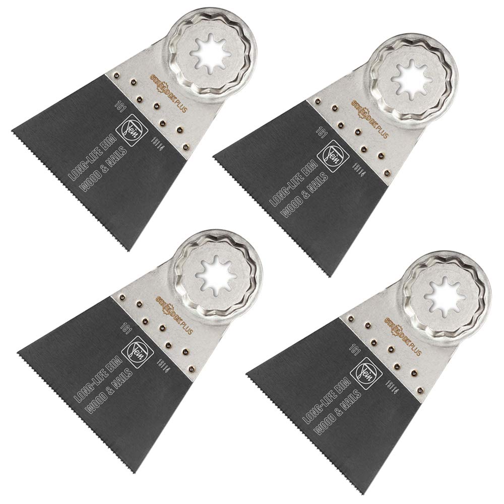 Fein Starlock Plus E-Cut BIM Long Life Saw Blade 50x65mm 63502161210 Pack of 4