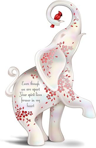 The Hamilton Collection Blake Jensen Forever in My Heart - Figura de elefante pintada a mano