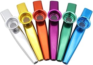 ERINGOGO 6 Peças Kazoo Pequenos Instrumentos Musicais Instrumento De Guitarra Eleguitar Guitarra De Metal Instrumento Musical Guitarra De Metal Instrumentos Musicais Infantis Ukulele Liga