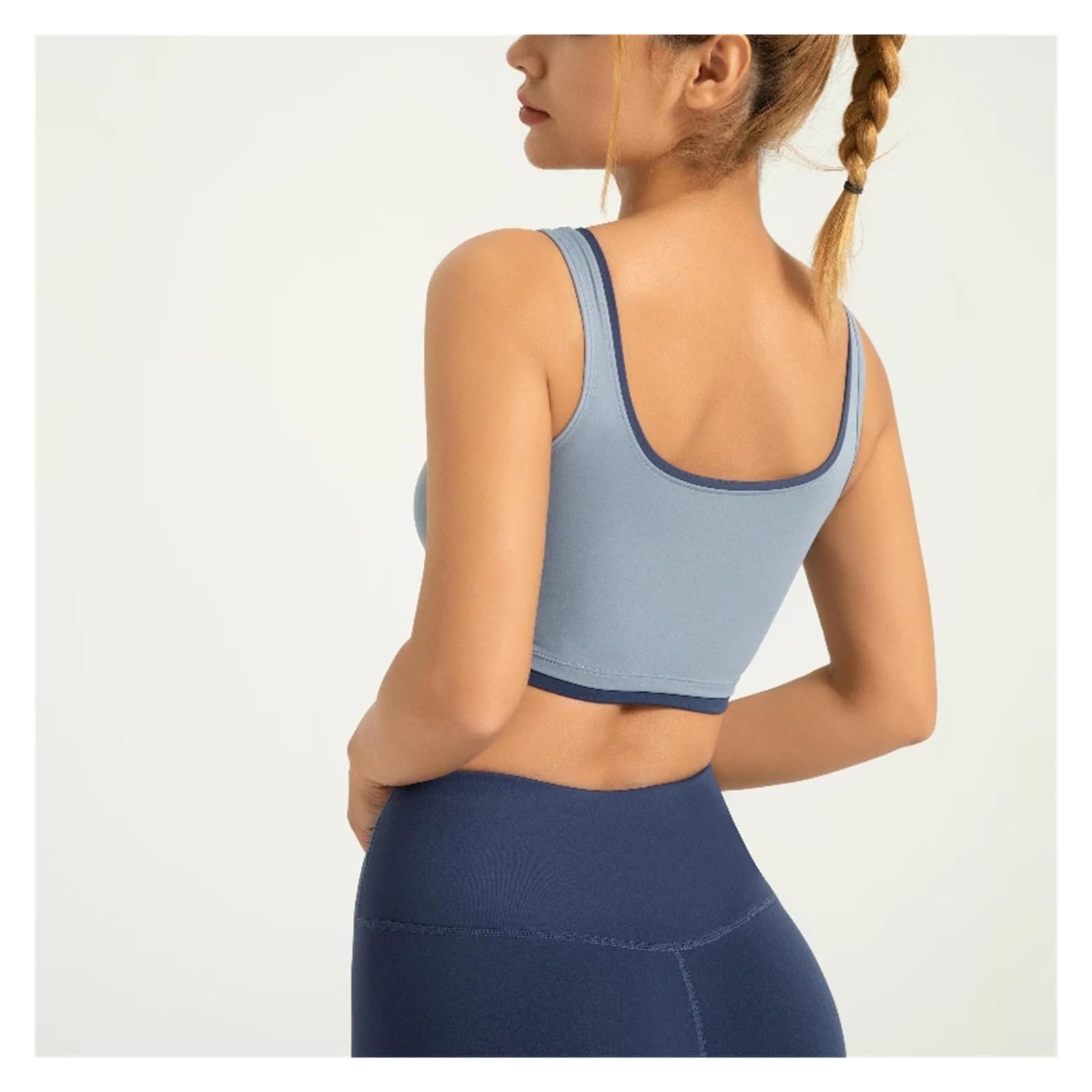 Top da Yoga Abbigliamento da Yoga Donna con Reggiseno Sportivo Coordinato ad Alta Elasticità, Top Palestra