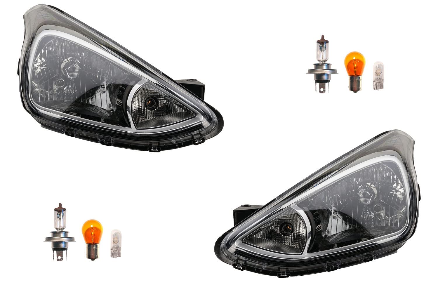 Johns, Reflektor halogenowy pasujący do Hyundai i10 12/13- LR zestaw z żarówką