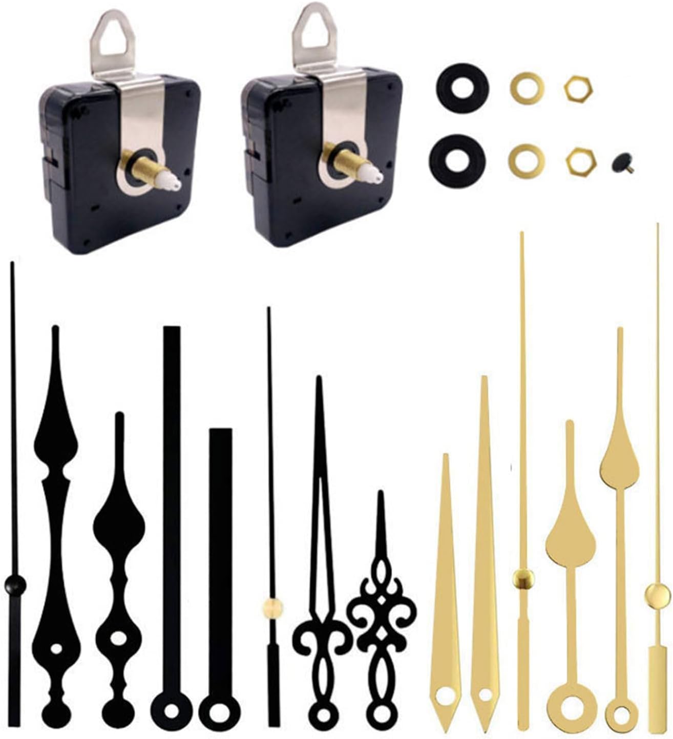 Clock Mechanism Movement Hands Set for 79mm Thickness Clock Panel