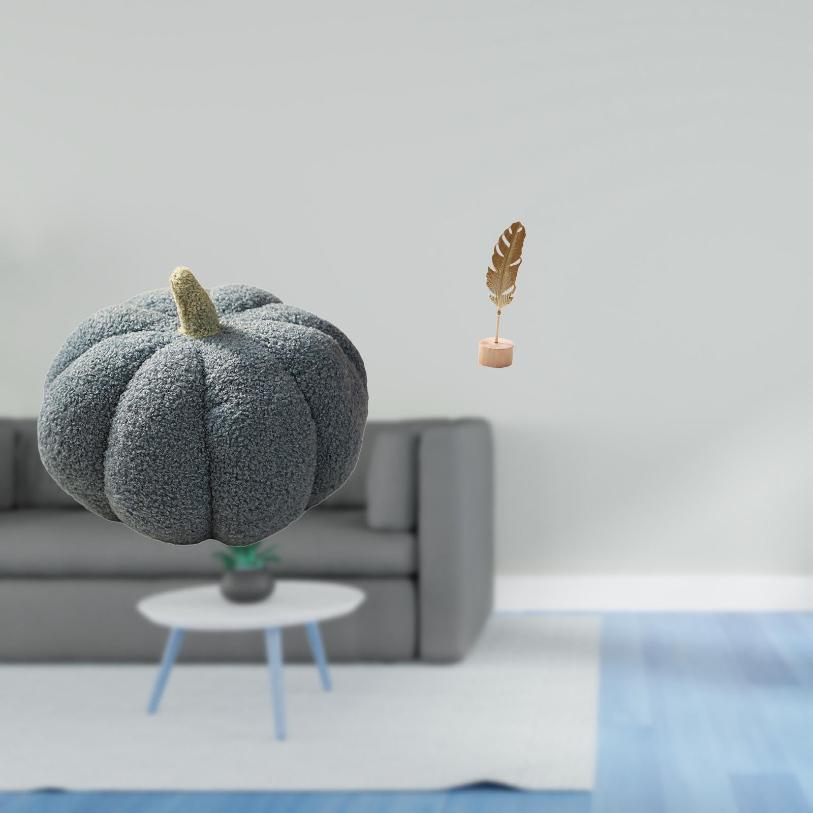 Bnf® Pumpkin Leaf Plush Sculpture Decorative Cushion Nordic Abstract Ornament for Bed Sofa Table Party Home Decor-image-49