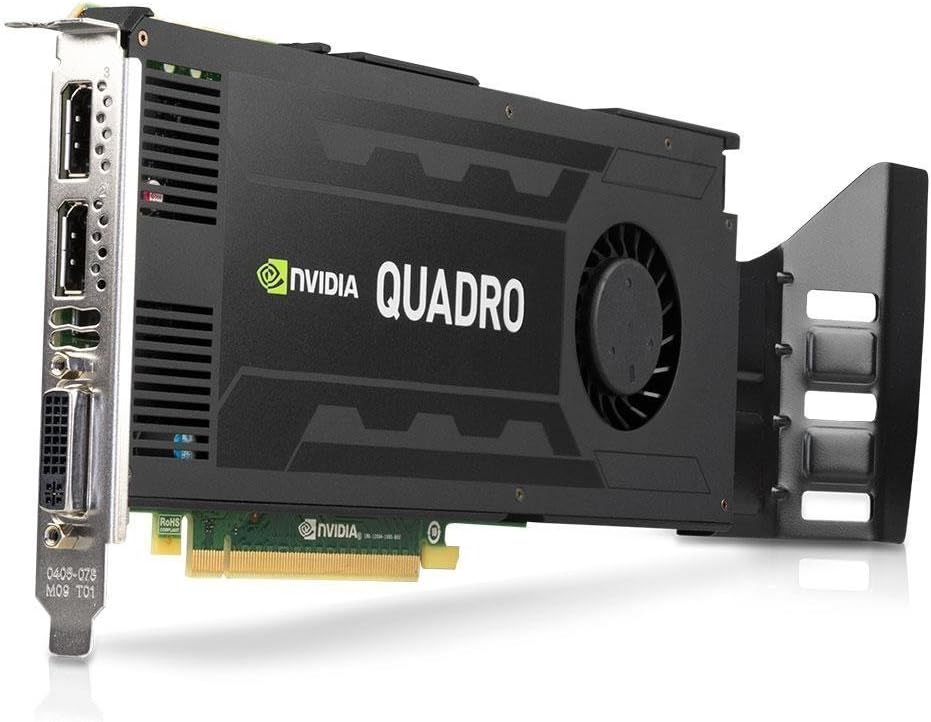 Nvidia Quadro K4200 4GB GDDR5 256-bit PCI Express 2.0 x16 Full Height Video Card with Rear Bracket