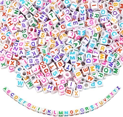 52 Perles Lettres Alphabet Silicone 12 Mm – Gros Trou A-Z, Pour Bracelets Personnalisés, Porte-Clés & Bijoux DIY