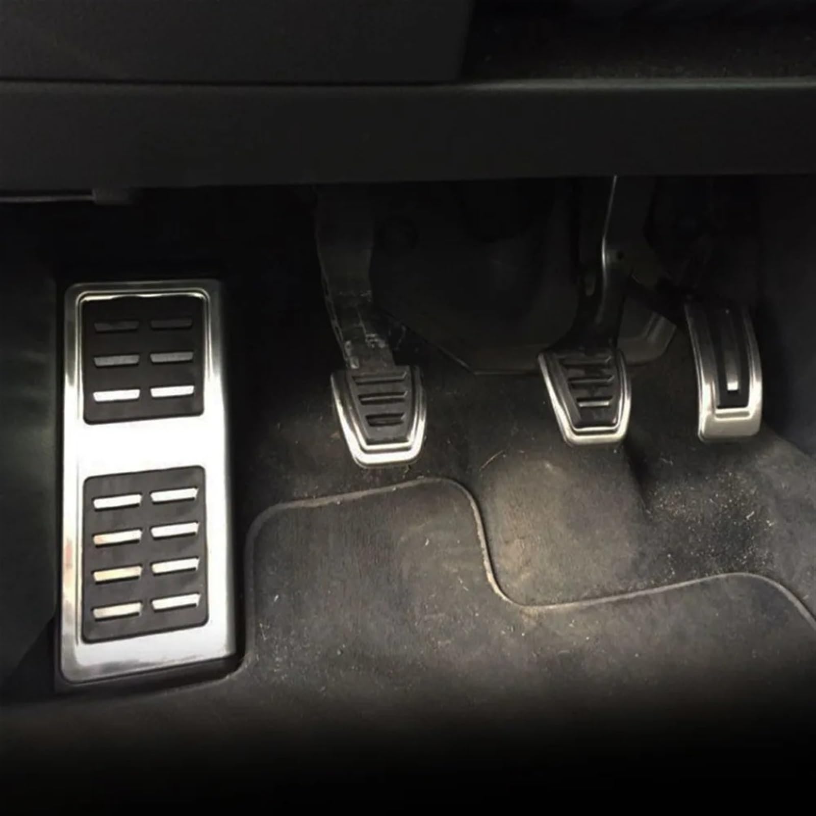 Auto Pedalen voor VW Golf 7 8 Passat B8, Pedaal Cover Rem Koppeling Voetsteun Gaspedaal Rem Voetpedaal Rem Voetsteun Pedaalkappen,AT