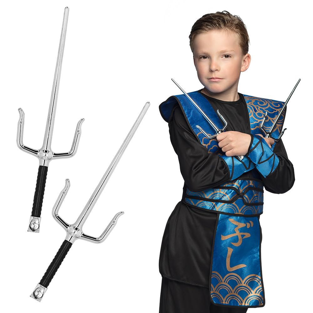 Boland 50430 - BroD Ninja SAI, 2 sztuki, 30 cm, akcesoria do kostiumów, dekoracja, akcesoria do kostiumów karnawaBowych