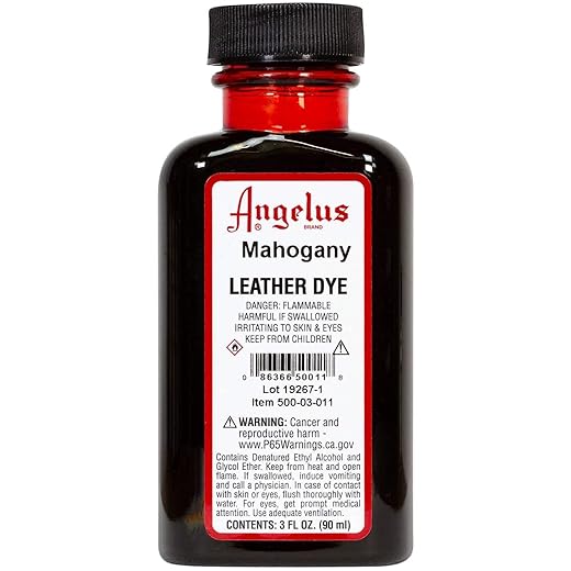 Angelus Leather Dye Mahogany