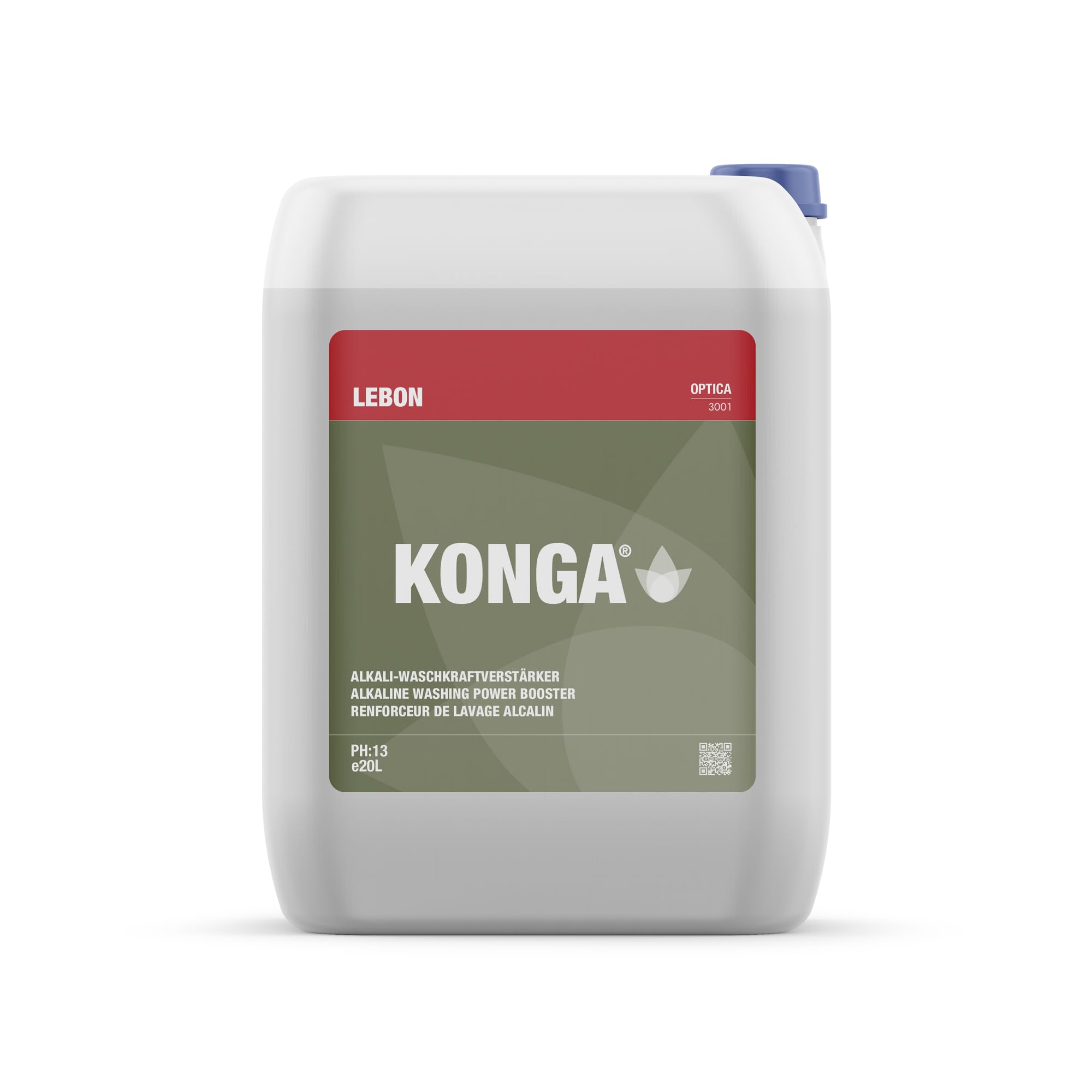 Konga Optica Professional Bleichmittel – Flüssigkonzentrat auf alkalischer Chlorbasis für die Wäsche (20L)