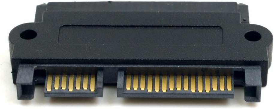 cablecc SFF-8482 SAS 22 Pin to 7 Pin + 15 Pin SATA Hard Disk Drive Raid Adapter Converter