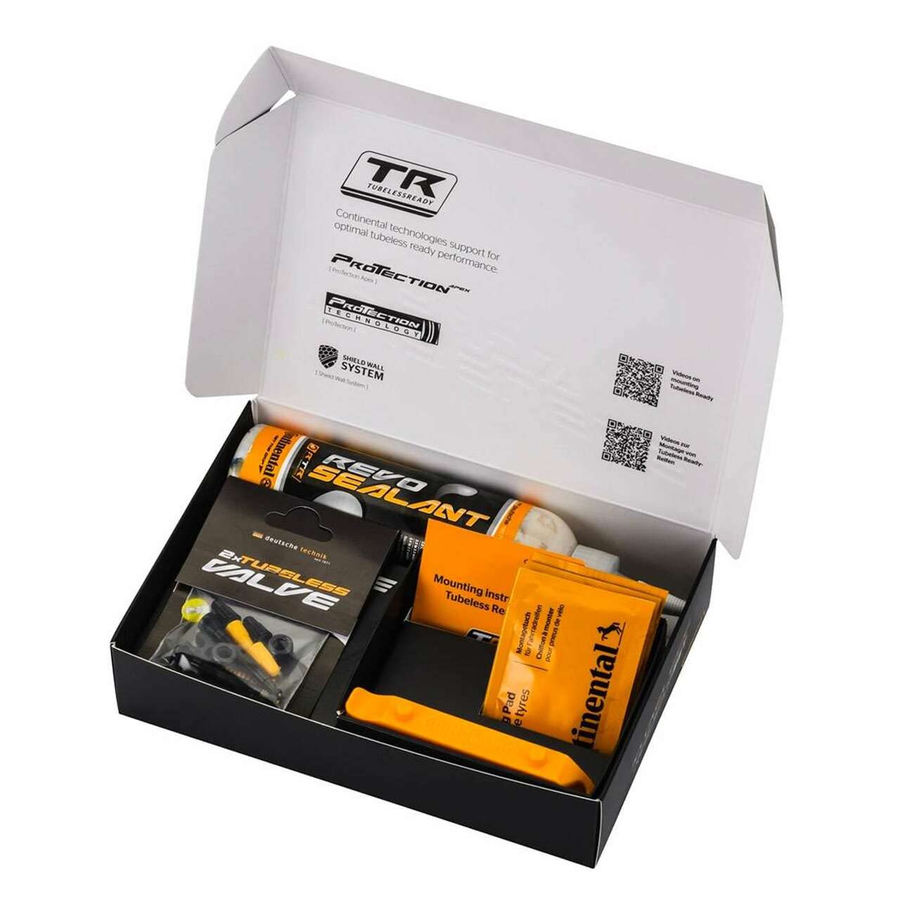 Continental Kit Pronto Tubeless 2173611600 - Nastro E Valvole Per Convertire Ruote Bici, Multicolore - 3